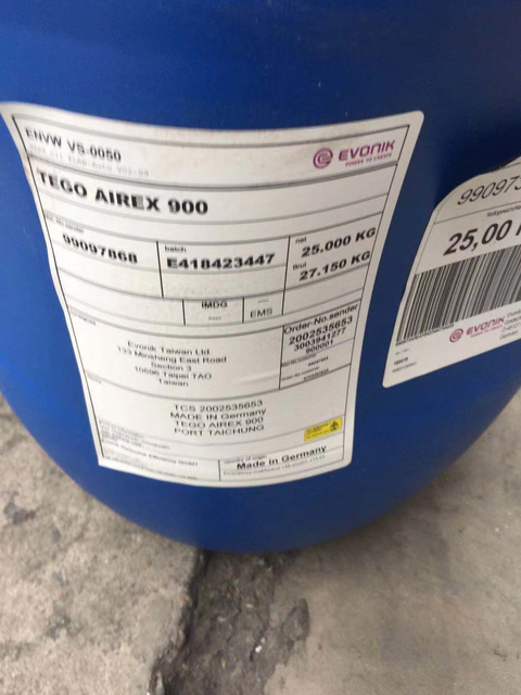 消泡剂迪高900用于溶剂型，无溶剂型和辐射固化涂料的消泡剂