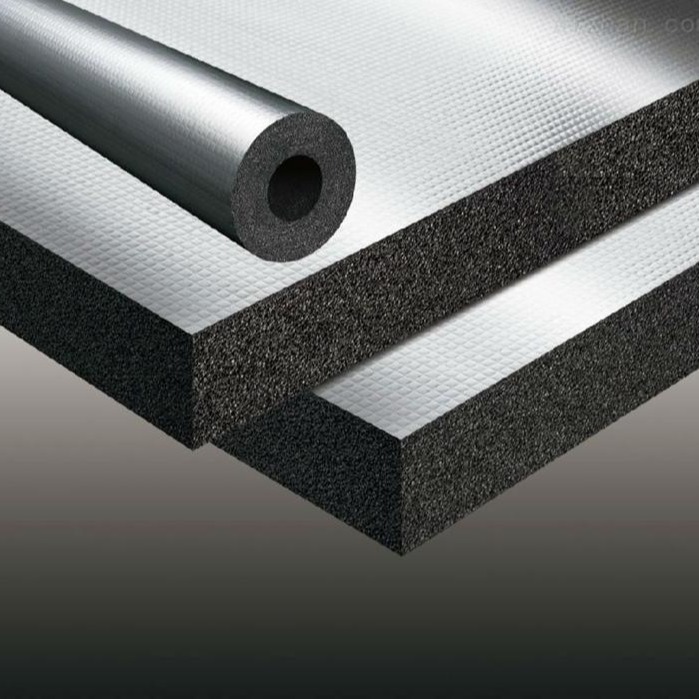 背贴铝箔胶  橡塑保温板   黑色橡塑保温板  价格优惠   橡塑保温施工