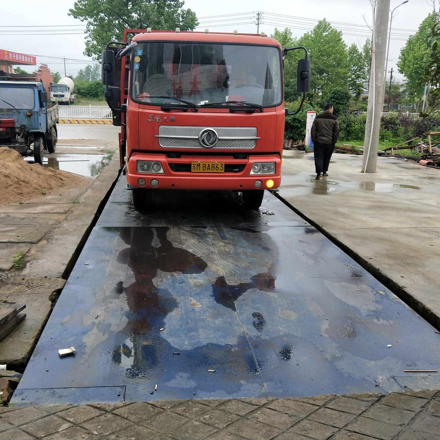 120吨电子汽车衡 120t汽车过磅秤厂家 半挂车称重汽车衡地磅图片