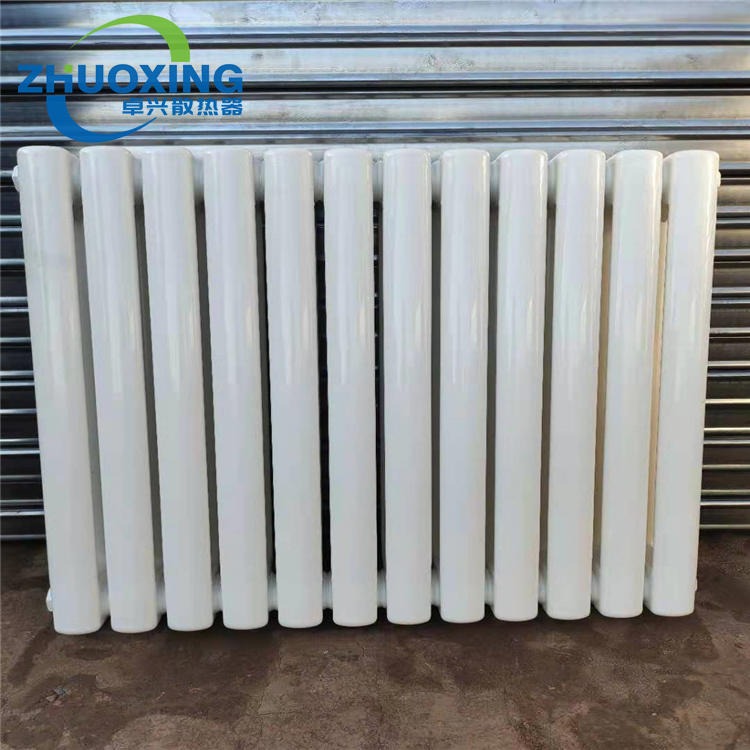 厂家生产销售钢二柱暖气片 家用钢制暖气片 注水散热器现货供应