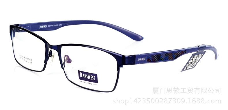厂家批发新款真维斯品牌近视眼镜框男女士时尚板材眼镜架平光眼镜示例图8