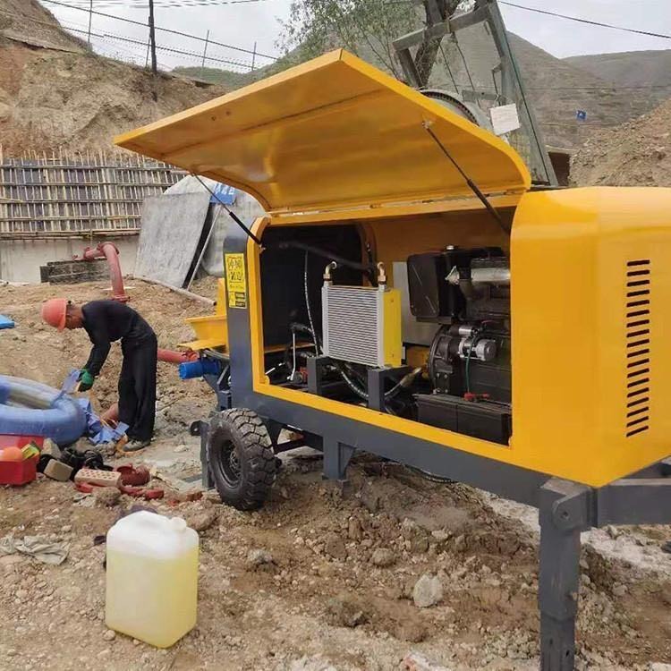 大型输送泵 二次构造泵 细石混凝土输送泵 小型地泵