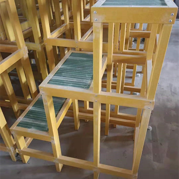 玻璃钢绝缘高凳尺寸介绍 智科JYD 60cm绝缘凳 检修多层凳