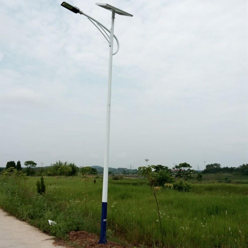 肇庆社区7米50W米路灯杆 勤跃太阳能路灯批发 单颗珠LEd太阳能路灯图片