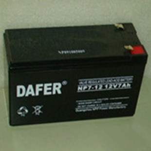 德富力蓄电池NP7-12铅酸免维护电池 德富力蓄电池12V7AH UPS专用电池