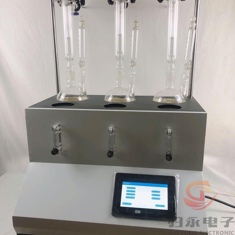 四工位二氧化liu测定装置 外置制冷二氧化liu残留量检测仪GY-RYHL-4