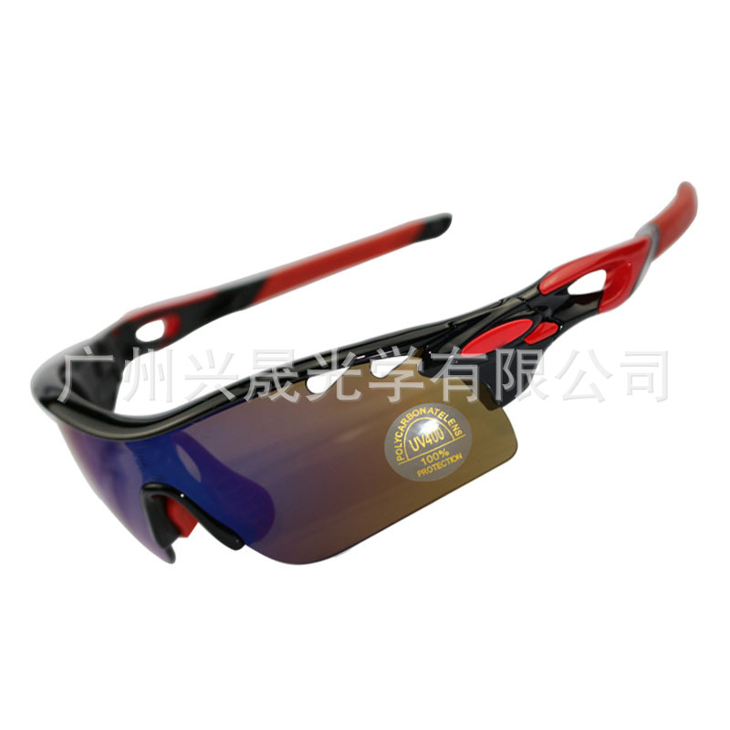 厂家直销 811偏光太阳镜 户外骑行自行车眼镜 运动护目登山眼镜示例图5
