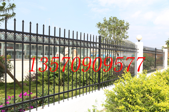 广州锌钢护栏 佛山庭院围栏 云浮厂区铁艺围墙别墅喷塑栏杆示例图1