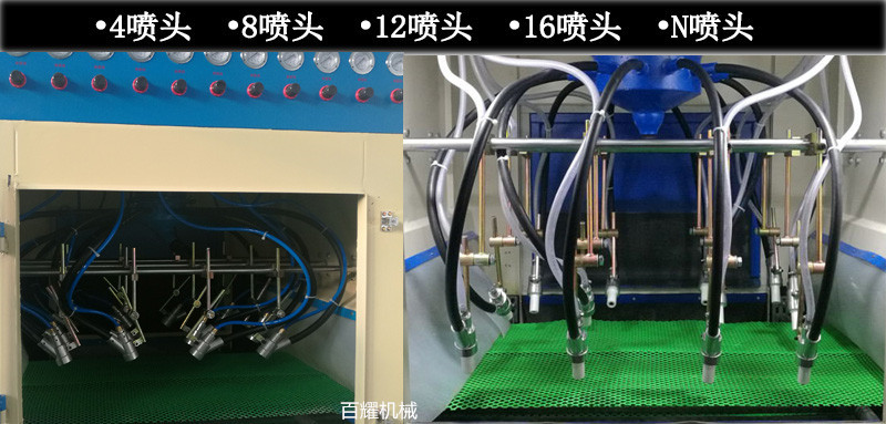 深圳大型输送式自动喷砂机浙江钛板喷砂机铝型材自动喷砂机厂家示例图8