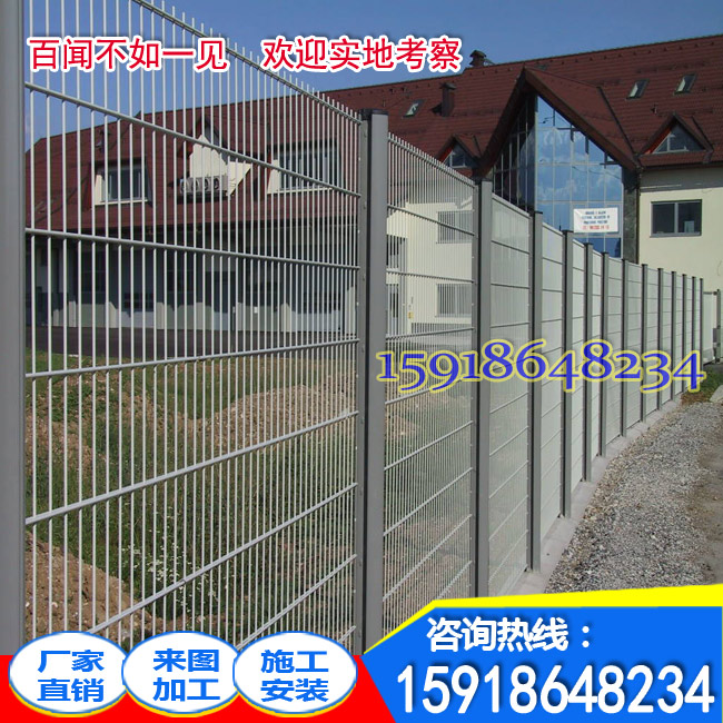 珠海市政道路隔离网 清远哪里有便宜的护栏 包施工广州厂房围栏网示例图4