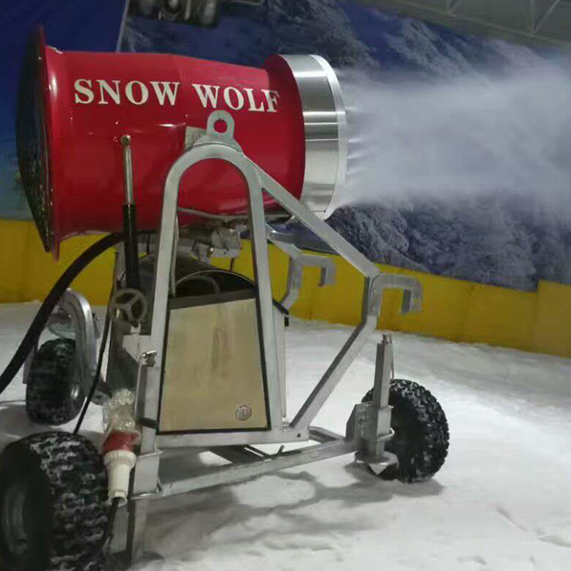 雪炮式造雪机生产厂家 滑雪场施工建设室内外小型造雪机示例图5
