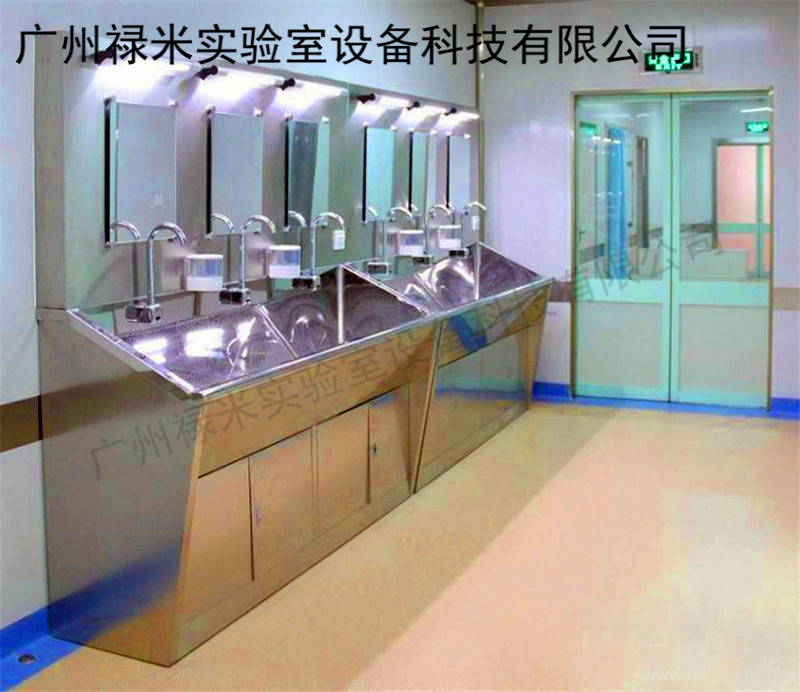 医用洗手池、广州304不锈钢洗手池厂家，禄米专业制造示例图1