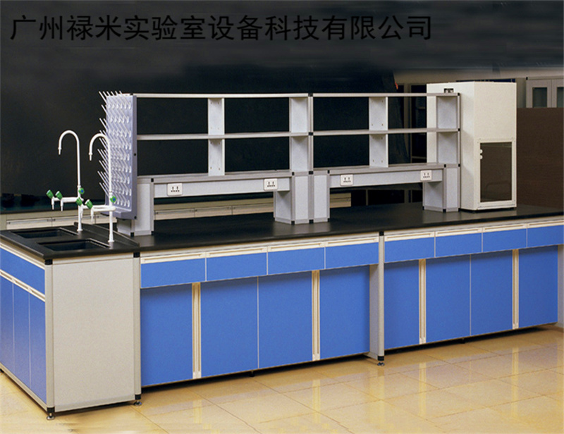 铝玻试剂架 铝木实验台 中央台 试验台 操作台 通风厨 全钢通风柜示例图2
