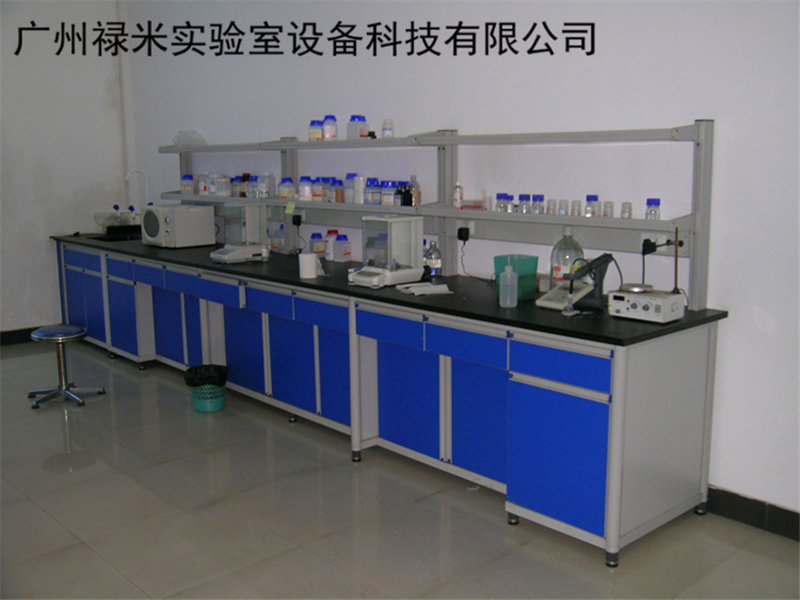 铝木实验台 铝木中央台 实验室家具 中央台 定做 广州禄米科技示例图2