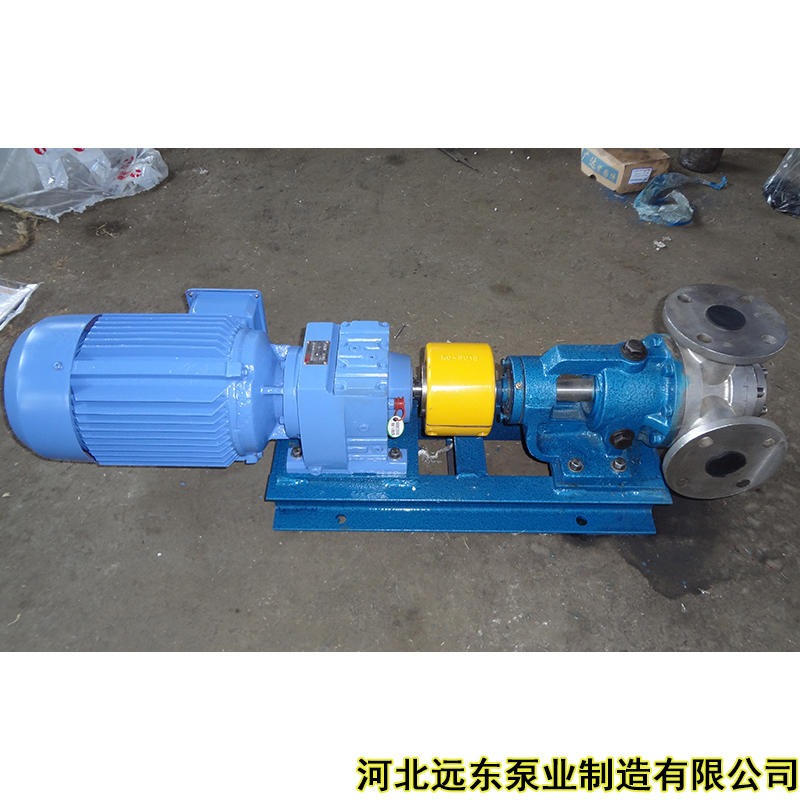 输送氨基树脂泵流量:25m3/h,压力:1.0Mpa用NYP220B-RU-T1-J-W12高粘度泵图片
