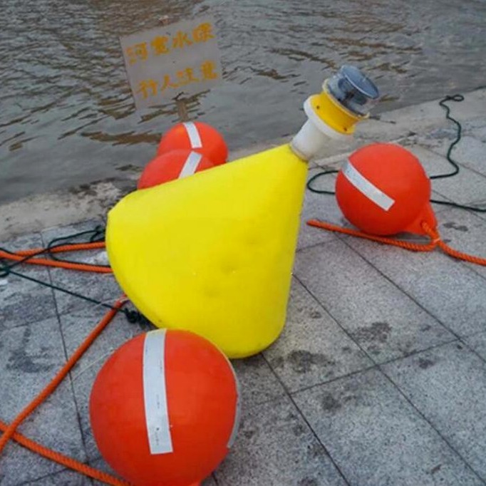 水面障碍标记浮标 衡阳航道封航拦船警示浮标图片