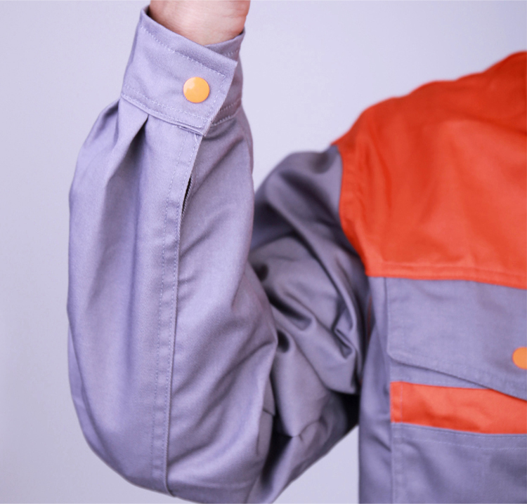 鹤壁长袖工作服套装男  车间工厂可用耐磨  工作服套装男  厂家直销可定制logo