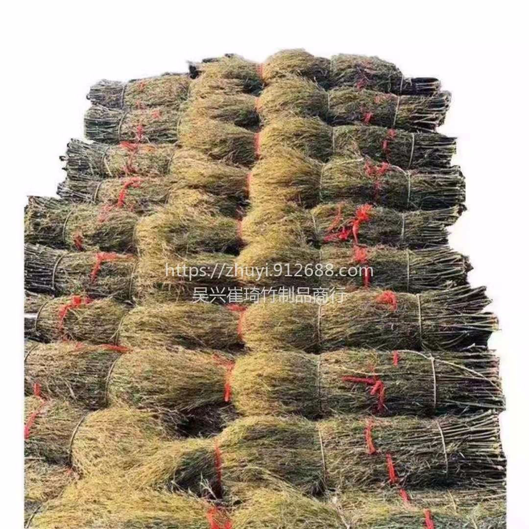 竹枝厂家 养鱼养虾用竹枝  金枝  扫把原料 毛料竹稍 毛竹尾图片