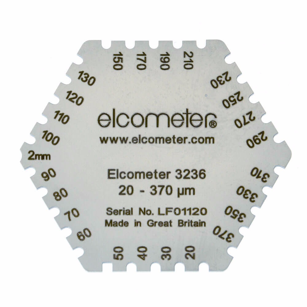 Elcometer/易高 Elcometer112 六角湿膜梳 湿膜测厚仪 B112湿膜规 湿膜卡