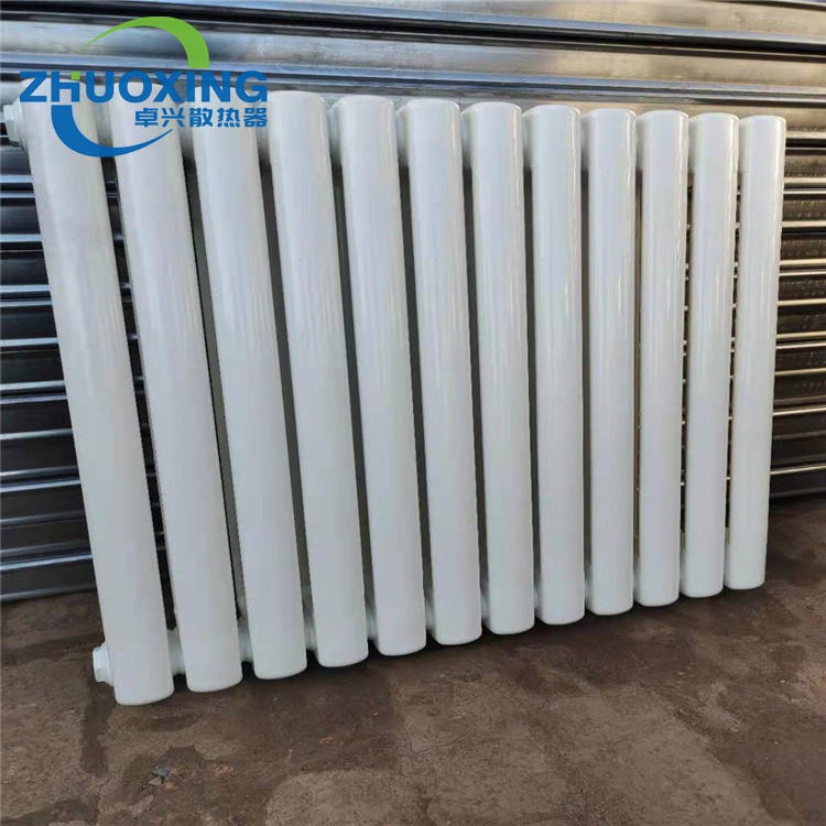 gz216钢制柱式暖气片 钢二柱型暖气片安装 二柱型散热器片数