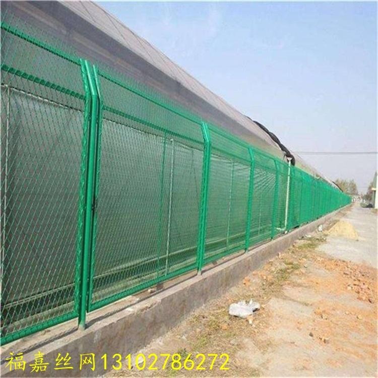 福嘉 钢板网生产厂家 工厂围墙钢板护栏网 菱形孔钢板网图片