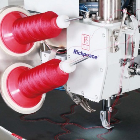 富怡厂家 双针针距可调任意转全自动缝纫机 品质可靠  欢迎订购