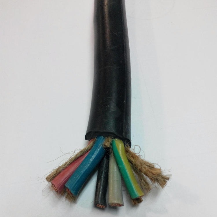 潜水泵电缆 潜水电机电缆 银顺 深水井电缆 温泉电缆 防水橡套电缆图片