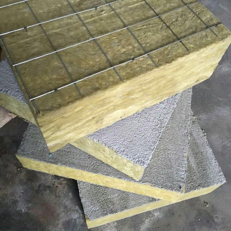 双面砂浆岩棉复合板 凯千亚 阻燃岩棉复合板 铝箔岩棉复合板