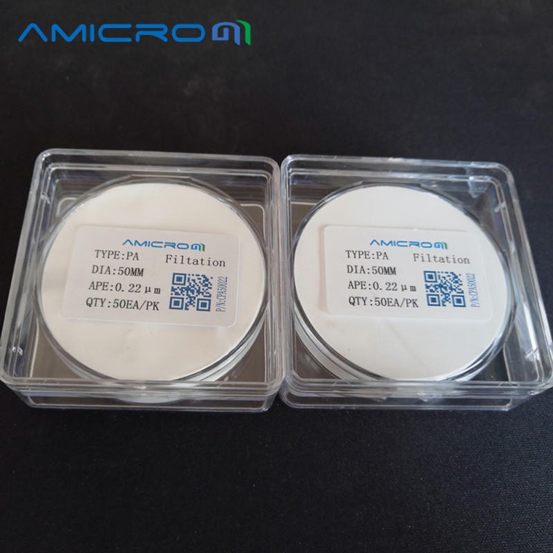 Amicrom尼龙PA有机系微孔滤膜 液相溶剂过滤杂质膜13mm 1.00um 100张/盒 CPA13100图片