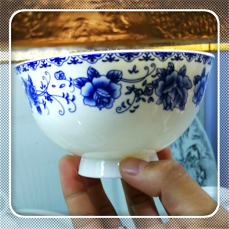 陶瓷碗家用吃饭 青花瓷陶瓷器 景德镇陶瓷订做图片