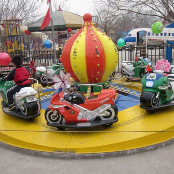 广场游乐场儿童游乐设备6臂摩托竞赛 大洋刺激好玩新款摩托竞赛