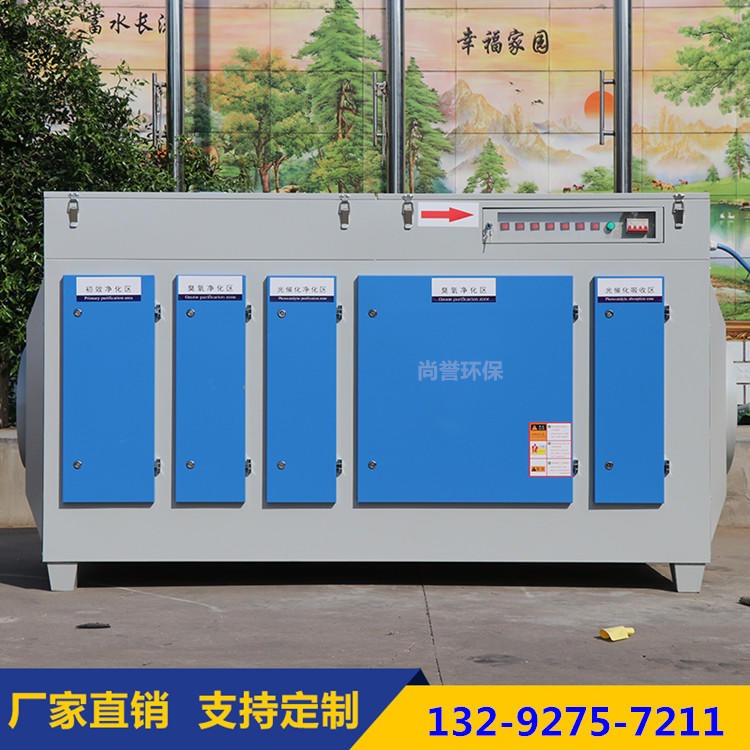 VOC废气处理设备 光氧催化废气净化器 印刷包装除味设备 尚誉环保直销图片