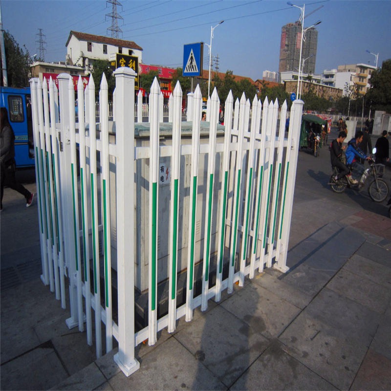 变压器护栏 PVC塑钢护栏绿化隔离带变电箱防护栏电力绝缘安全围栏峰尚安护栏图片