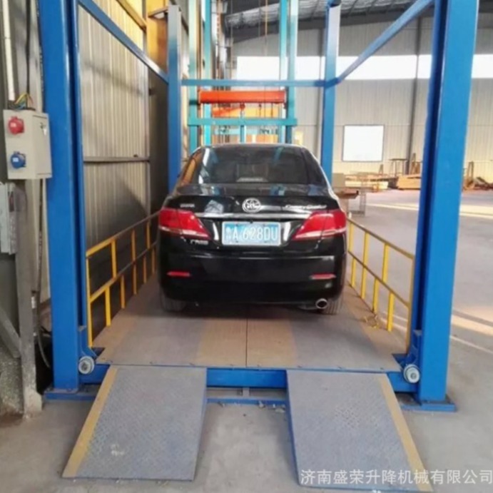 盛荣SJG5-6厂家专业生产四柱汽车升降平台 汽车专用提升升降机 特价	双层车位