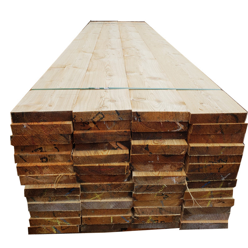 上海邦皓木材厂供应俄罗斯落叶松板材家具木方建筑工程跳板木条垫设备枕木黄花松道木