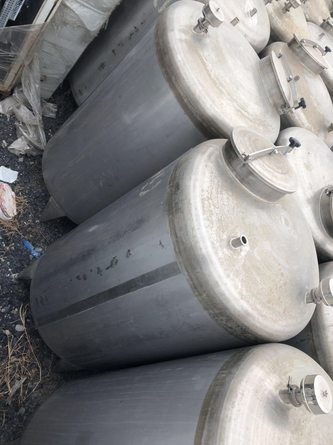 安徽裕千二手设备 二手不锈钢储酒罐回收 正规厂家转让 二手5立方不锈钢储罐回收