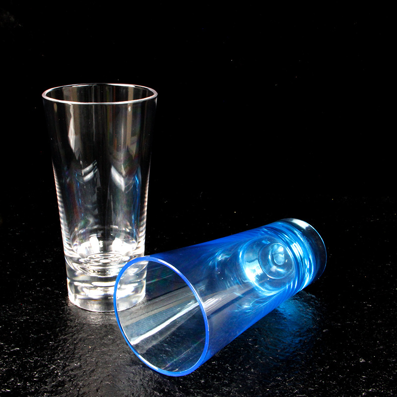 厂家直供PC透明塑料水杯14oz仿玻璃塑料果汁杯420ml塑胶不碎杯示例图10