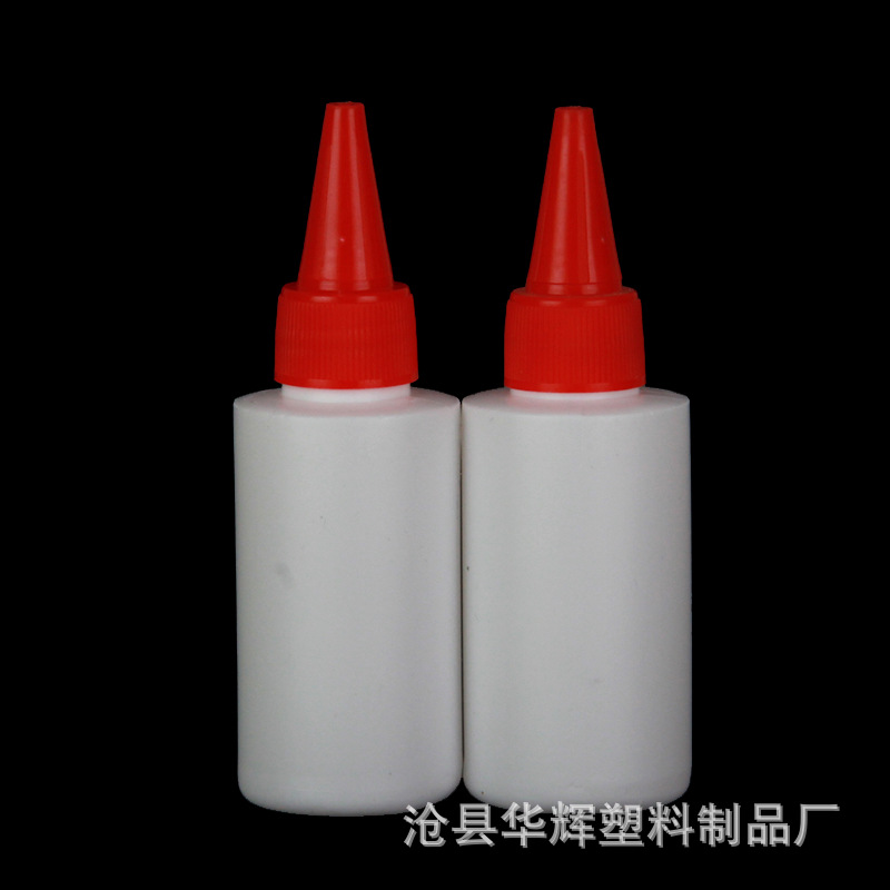 厂家直销50ML尖嘴瓶 沙画瓶包装 LDPE塑料电发水盖尖嘴瓶示例图5