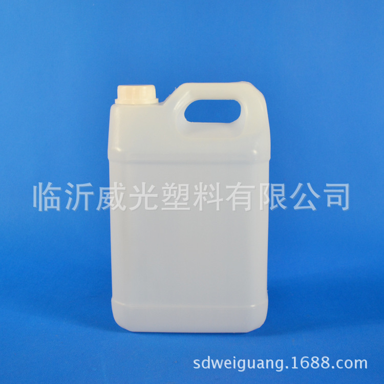 WG5L-7【厂家直供】5公斤白色化工桶 汽油桶 农药桶 方形塑料桶示例图3