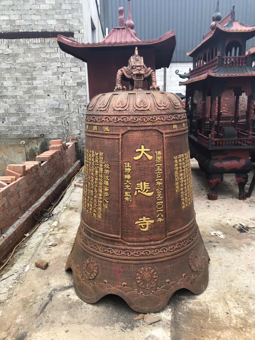 铁钟 温州慈宏法器生产铸造祈福大钟 基督教堂铁钟 机关单位铁钟