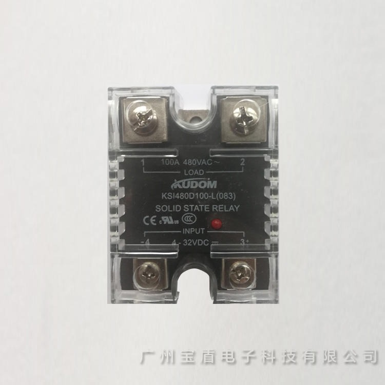 KUDOM KSI480D100-L 固态继电器SSR 单相固态继电器 交流固态继电器