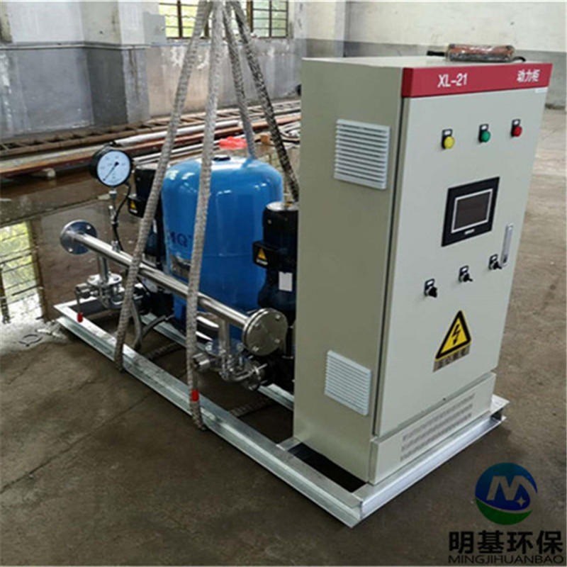 全自动恒压变频供水设备 明基环保 自动恒压供水设备 恒压供水设备厂家图片