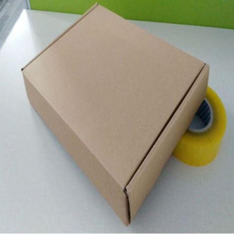 特硬t2正方形白色飞机纸盒现货快递盒定做小号定制服装包装飞机盒图片
