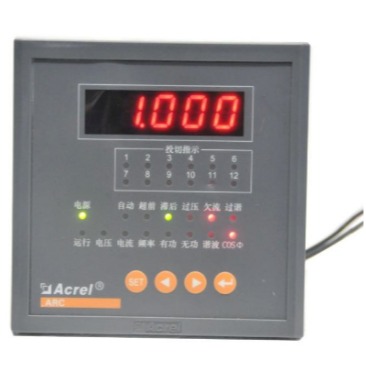 智能低压无功补偿器  安科瑞ARC-10/J(R)-K  自动无功补偿控制器  10DI  485传输数据 共补型控制器图片