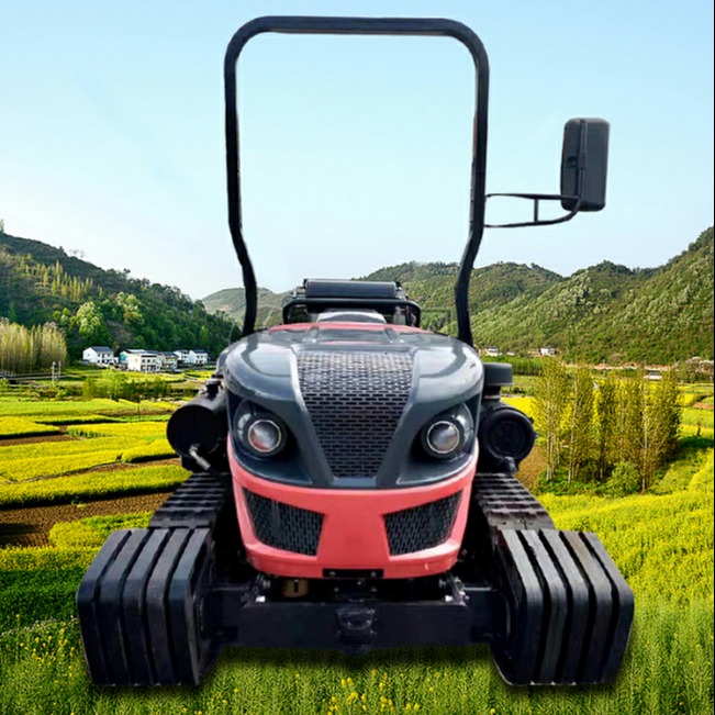 云南履带式拖拉机厂家 多缸柴油履带式旋耕机 可带农具的多功能多用途旋耕机