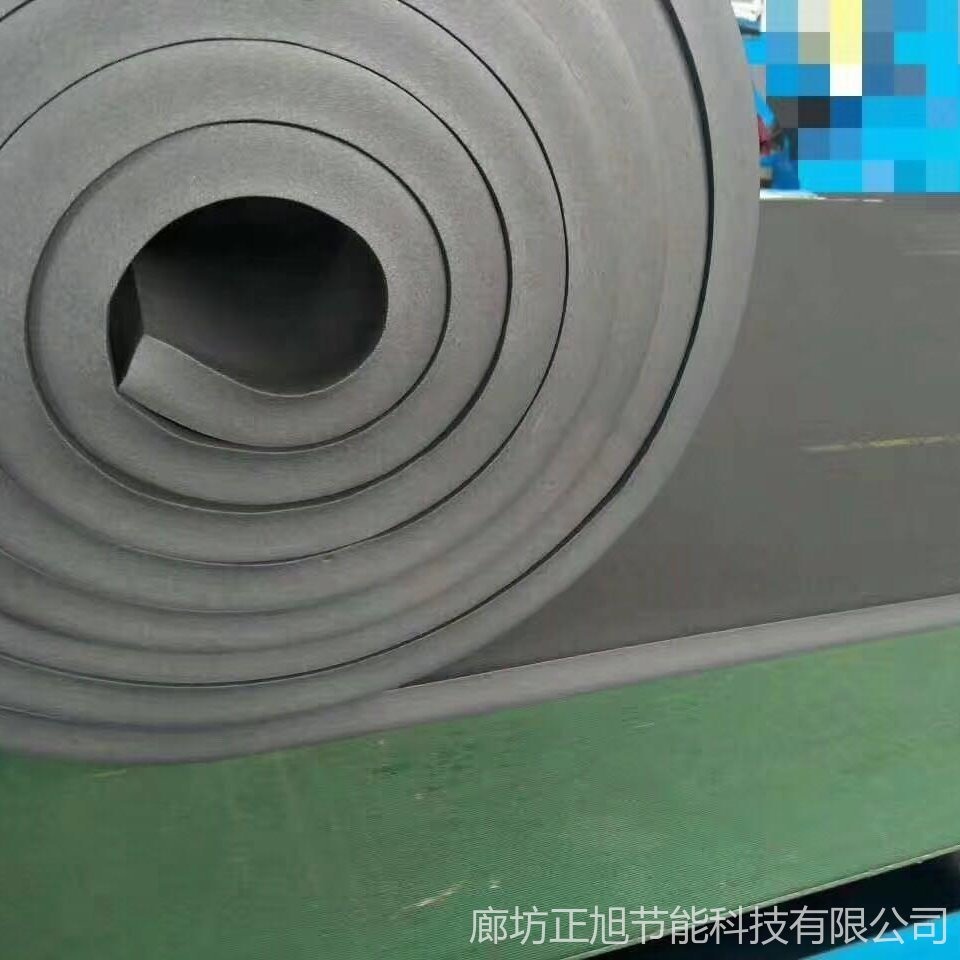 广西北海市批发出口隔热橡塑板 保温阻燃橡塑海绵板管 优质贴面铝箔空调橡塑吸音板