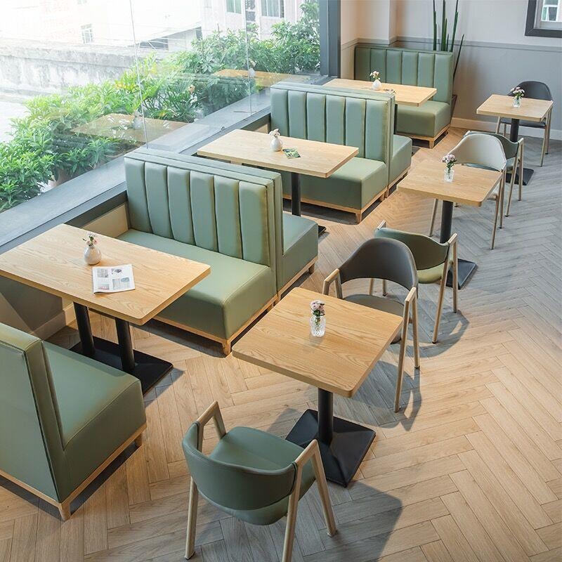 青岛 美式复古双人酒吧咖啡厅卡座 单人 三人沙发 工业风格便宜质量保证