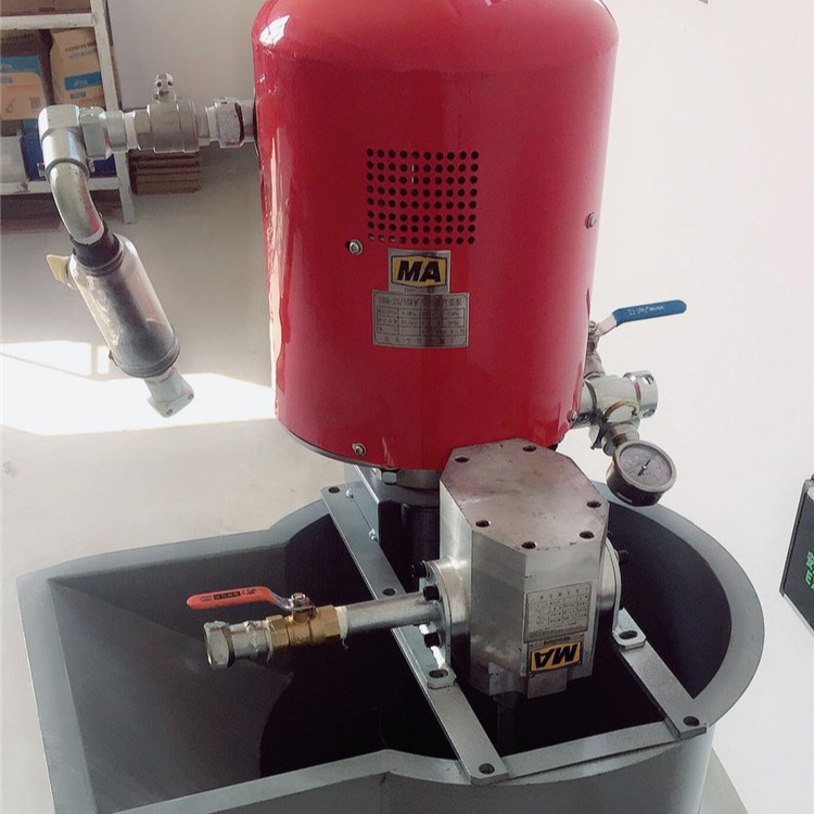 ZBQ-8/10单液气动注浆泵带调浆装置 携带式气动注浆泵厂家图片
