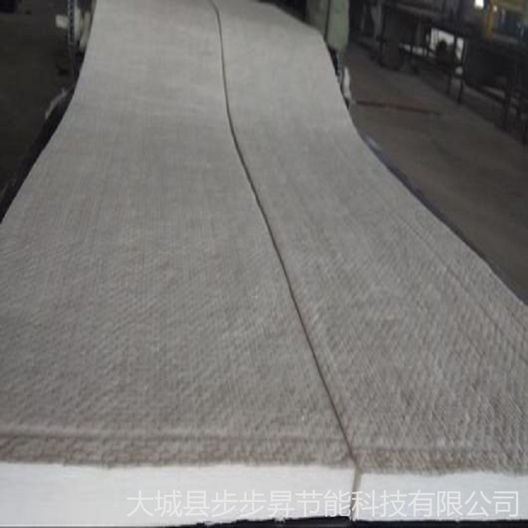 硅酸铝棉毡   铝箔贴面硅酸铝板毡  步步昇现货1200*600硅酸铝保温板  硅酸铝针刺毯图片