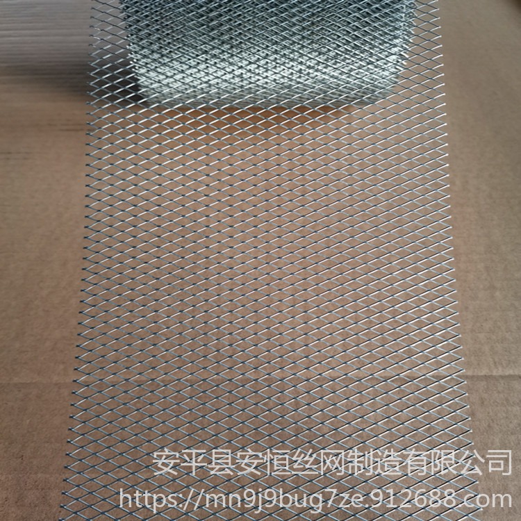 锂离子电池用锌拉网 电池锌网厚度0.25mm孔径3X6mm 锌板斜拉网 安恒图片